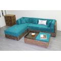 Elite Design Water Hyacinth Sofa Set para uso interno